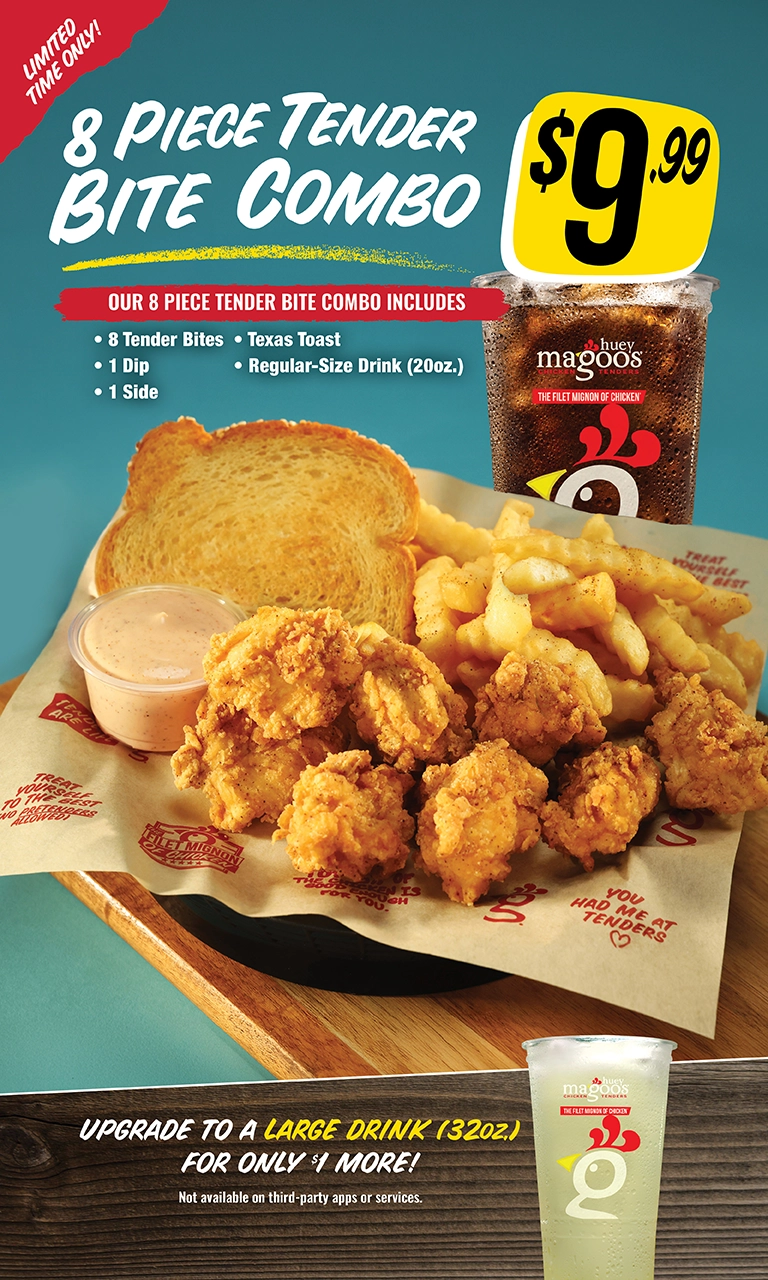 8 Piece Tender Bite Combo 8 Piece Tender Bite Combo