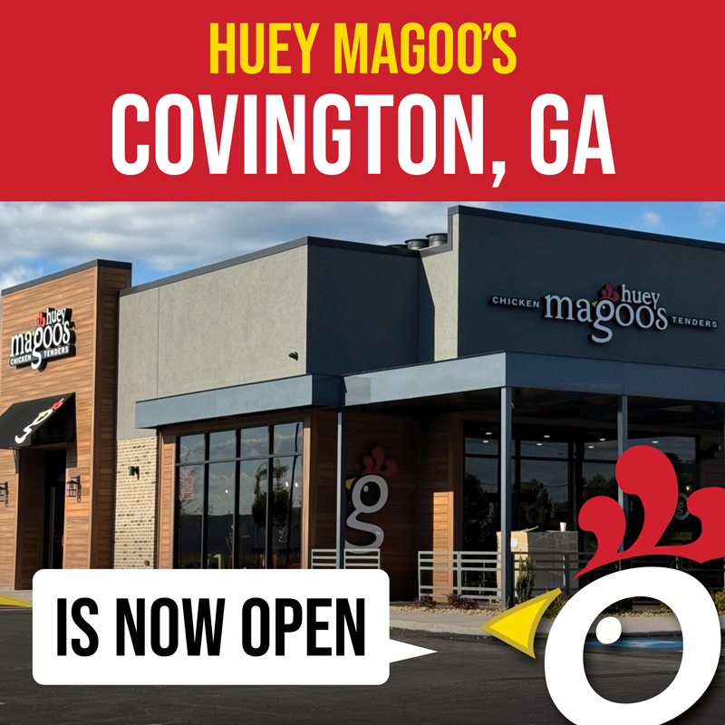 Huey Magoo's Covington, GA location now open banner