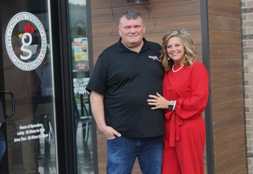 Portrait of Huey Magoo’s franchise owner Tracy Stephens in Morehead, Kentucky.